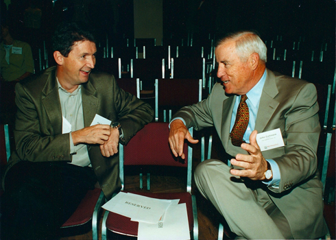 Two generations of Northeastern entrepreneurs - Bob Davis and John Cullinane